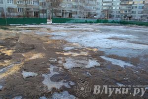 В Великих Луках «уплыл» каток (фото)