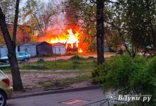 Вчера в Великих Луках произошло два пожара
