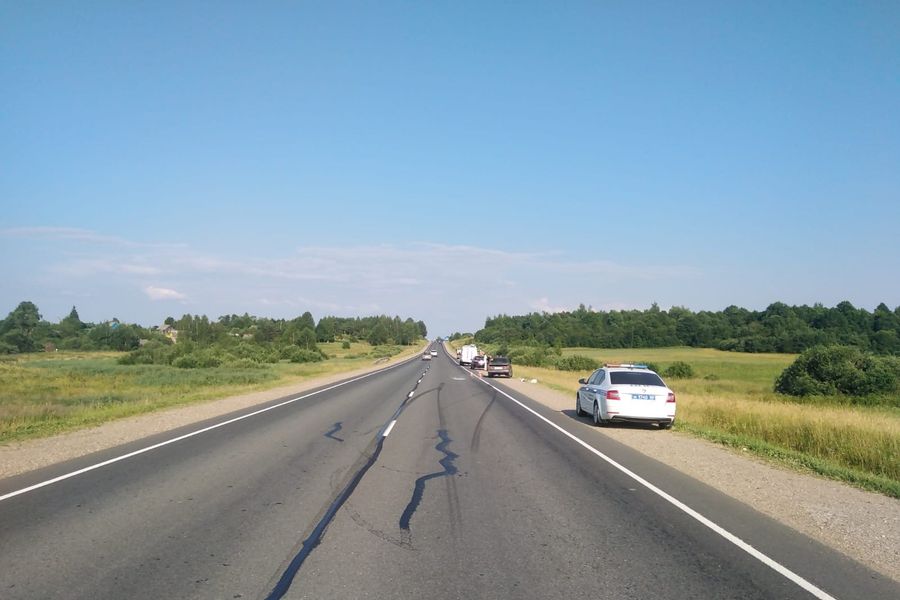 Подробности ДТП с пострадавшим на трассе М-9 в Великолукском районе (ФОТО)