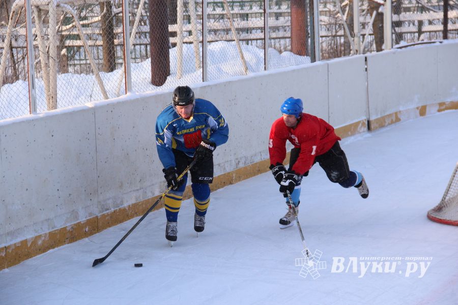 Великолукский хоккей: много забитых шайб и немного потасовок и разбитых лиц (фото)