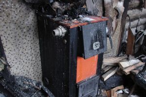 В Псковской области горел жилой дом (фото)