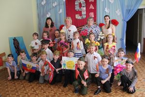 Стихи и песни о Великой Победе исполнили ребята детского сада №1