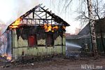В Невеле горел жилой дом (фото)
