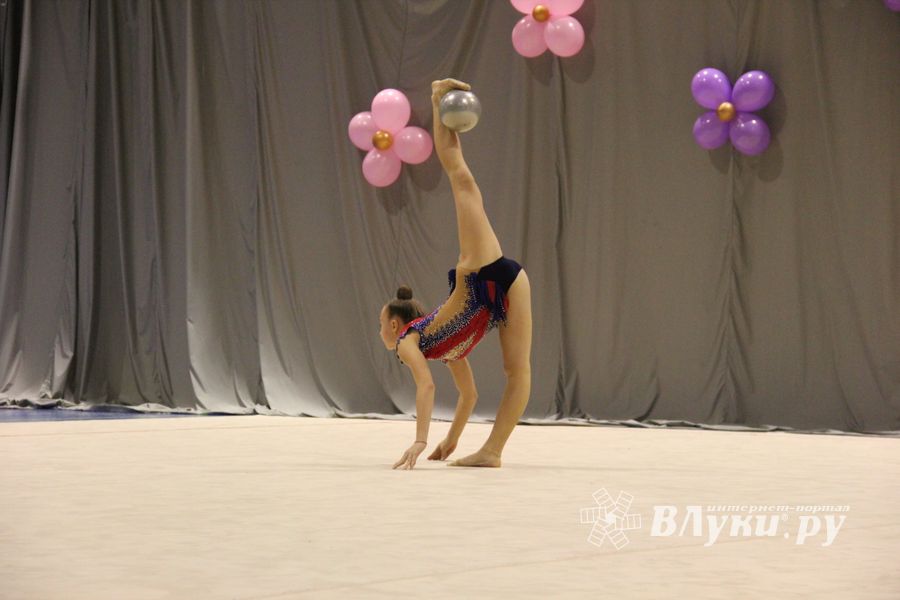 В Великих Луках завершился первый день соревнований Открытого Первенства города по художественной гимнастике (ФОТО) (0+))