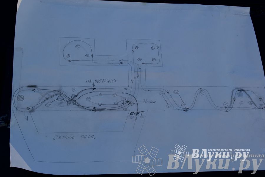 VI этап первенства Великие Луки - Новосокольники по автомобильному многоборью