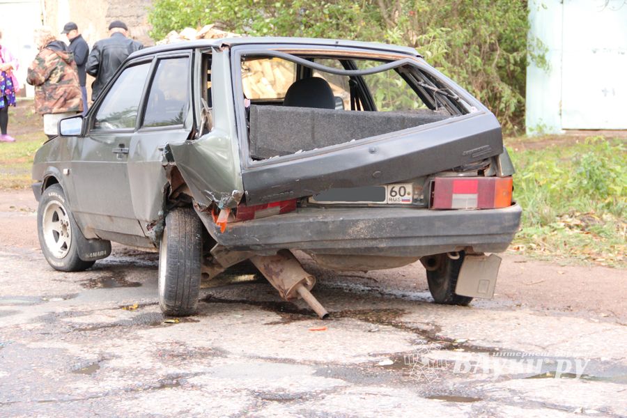 В Лычёво произошло ДТП (ФОТО)