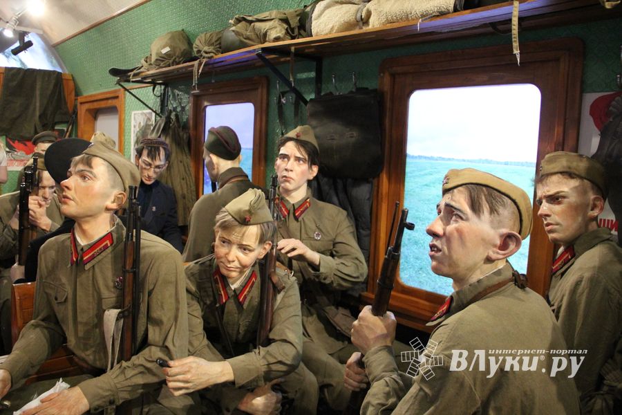 В Великих Луках работает инсталляция «Поезд Победы» (ФОТО)