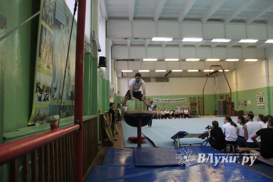 В Великих Луках проходят соревнования по гимнастике (ФОТО)