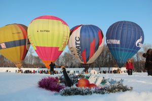 Великолукские пилоты присоединились к Рождественской фиесте «Яблоки на снегу» (ФОТО)