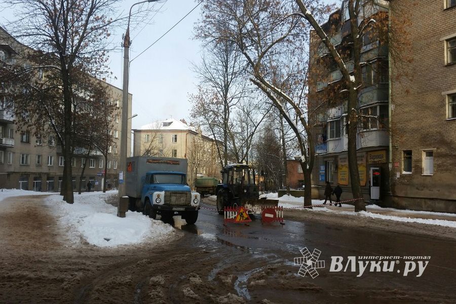 Улица Ставского перекрыта (ФОТО)