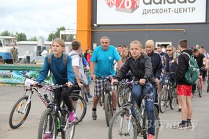 Велопробег в День города (фото)