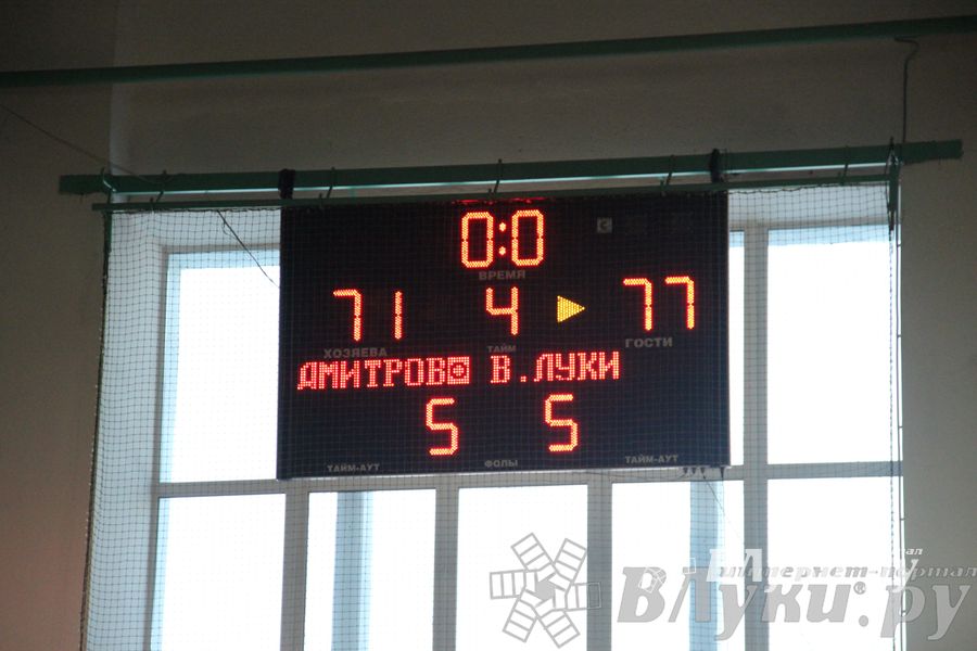 Баскетболисты Великих Лук сыграли со сборной Дмитрова