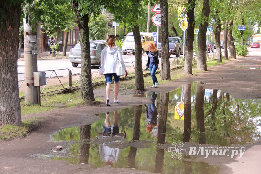 Мечта великолучан: по городу в чистой обуви (ФОТО)