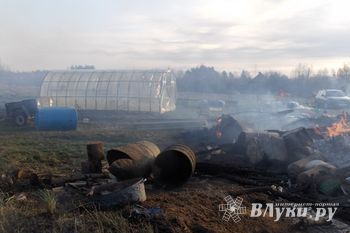 Несоблюдение правил пожарной безопасности привело к пожару (фото)