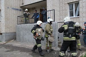 В Великих Луках прошли областные соревнования среди пожарных по спасению пострадавших