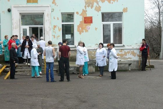 В Новосокольнической больнице потушен условный пожар (ФОТО)