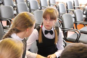 Школьники  отвечали на вопросы о великолукских спортсменах