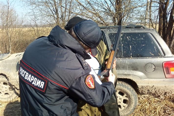 В Псковской области сотрудниками Росгвардии выявлено 11 фактов нарушения правил оборота оружия