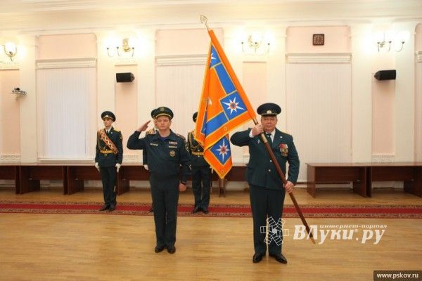 У спасателей Псковской области появилось собственное знамя (фото)