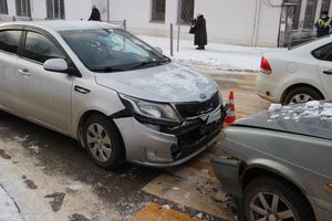 Лобовое ДТП на улице Печорской в Великих Луках (ФОТО)
