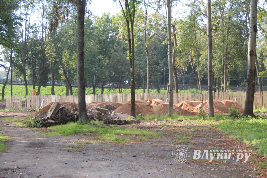 В великолукском парке приступили к планировке территории (ФОТО)