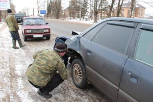 ДТП в районе великолукской райбольницы (ФОТО)
