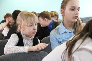 Школьники  отвечали на вопросы о великолукских спортсменах