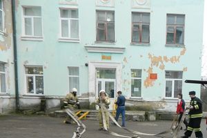 В Новосокольнической больнице потушен условный пожар (ФОТО)