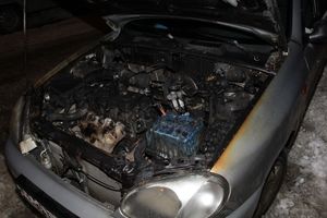 В Великих Луках горел Шевроле (ФОТО)