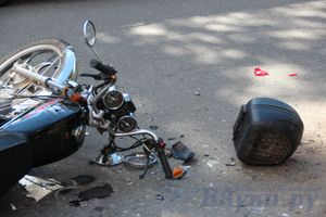 В результате аварии в Великих Луках пострадал мотоциклист (ФОТО) 