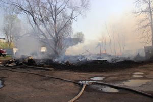 На пожаре в пр. Нелидовском ликвидировали открытое горение (ФОТО)