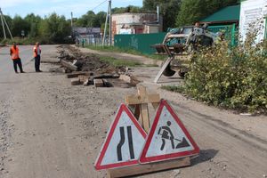 Улицу Дьяконова расширяют (ФОТО)