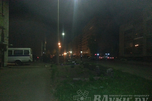 Водитель, сбивший мотоцикл на улице Холмской в Великих Луках, скрылся с места аварии (фото)