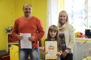 Награждение участниц конкурса "Маленькая красавица"