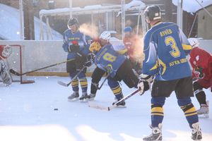 Великолукский хоккей: много забитых шайб и немного потасовок и разбитых лиц (фото)