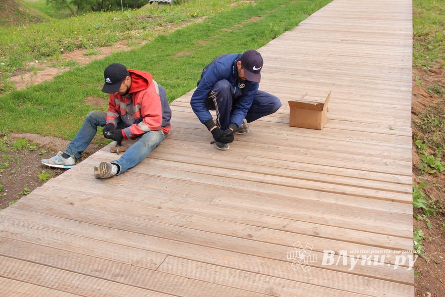 В Великолукской Крепости наводят порядок (ФОТО)