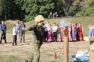 В Великолукской крепости прошёл Чемпионат Псковской области по рубке шашкой (ФОТО)