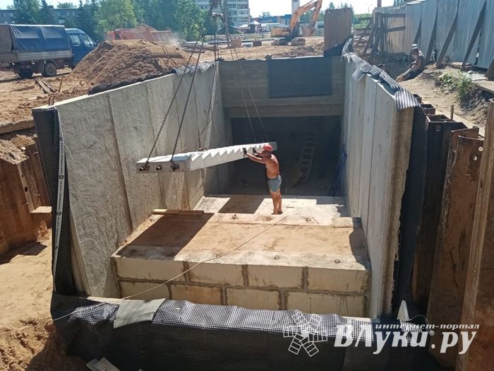 Новости со строительства подземных переходов в Великих Луках (ФОТО)