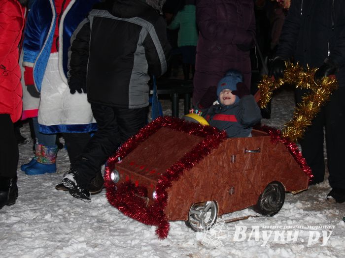 В Великих Луках зажглась новогодная ёлка (ФОТО)