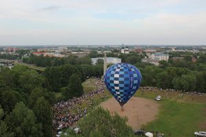 Общий старт аэростатов из крепости 9 июня