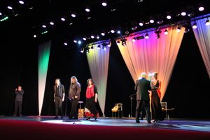 Музыканты De Las Llamas на сцене ДК ЛК 