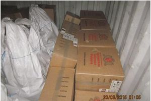Псковская таможня остановила контрабанду 713 кг сигарет (фото)