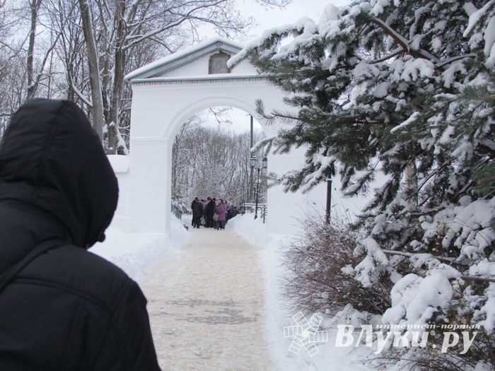 Великолучане запасаются святой водой (фото)