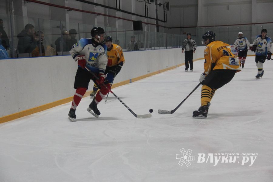 Две великолукские команды хоккеистов одержали победы в домашних матчах (ФОТО)