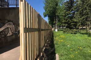 Очередной этап реконструкции парка в Великих Луках (ФОТО)