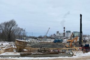 В Великих Луках продолжается строительство путепровода (ФОТО)