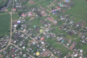 Общий старт аэростатов из крепости 9 июня