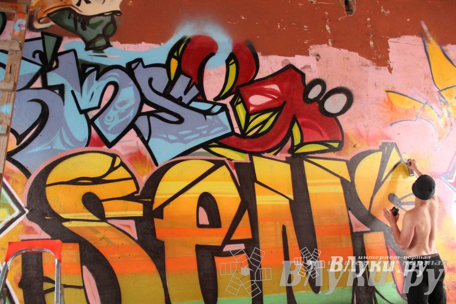 В Великих Луках прошел городской конкурс «Граффити — новый взгляд»