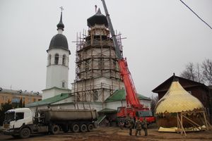 Новая глава-луковица появится на Свято-Вознесенском соборе в Великих Луках (ФОТО)