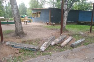 В детском саде № 1 появился новый забор (ФОТО)